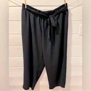 LILY MORGAN Black Wide Leg Pants Size 2X